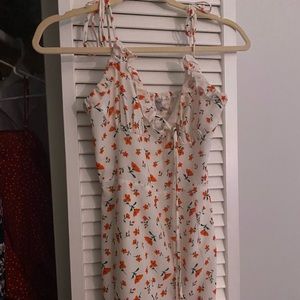 FLORAL MINI DRESS